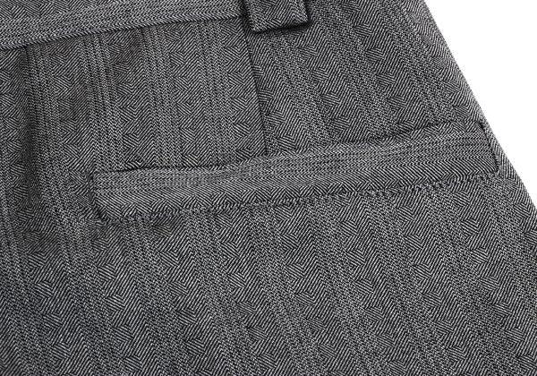 GIANNI VERSACE COUTURE Wool 2-Tuck Pants Gray Size XL