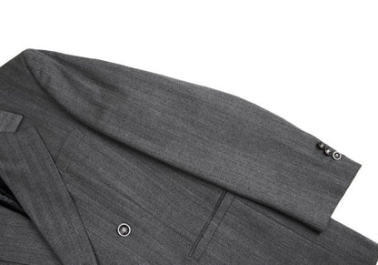 GIANNI VERSACE COUTURE Wool Medusa Button Suit Gray Size XL