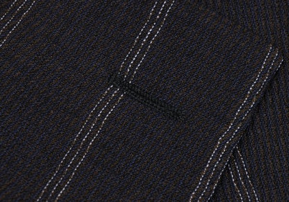 GIANNI VERSACE COUTURE Wool Blend Stripe Jacket Navy Size XL