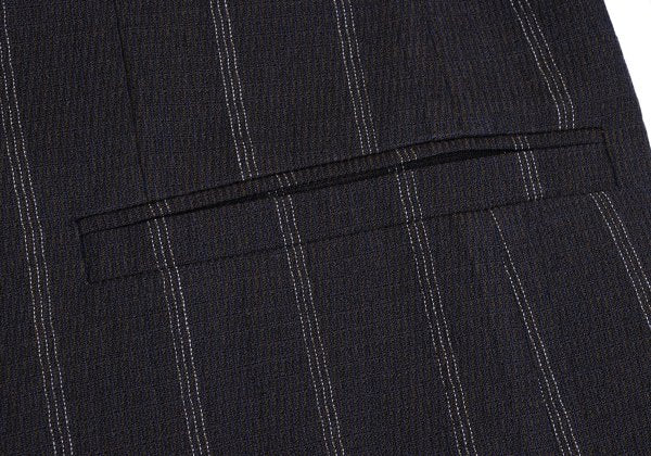 GIANNI VERSACE COUTURE Wool Blend Stripe Jacket Navy Size XL