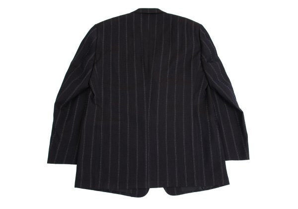 GIANNI VERSACE COUTURE Wool Blend Stripe Jacket Navy Size XL