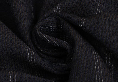 GIANNI VERSACE COUTURE Wool Blend Stripe Jacket Navy Size XL