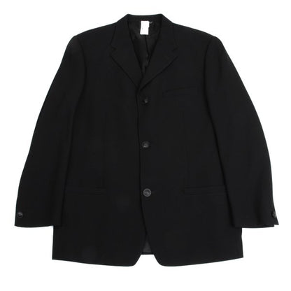 GIANNI VERSACE Wool Medusa Button 3B Jacket Black Size 54