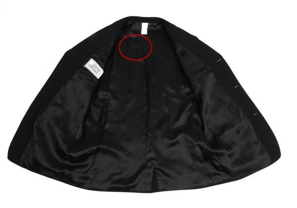 GIANNI VERSACE Wool Medusa Button 3B Jacket Black Size 54