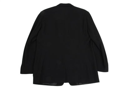 GIANNI VERSACE Wool Medusa Button 3B Jacket Black Size 54