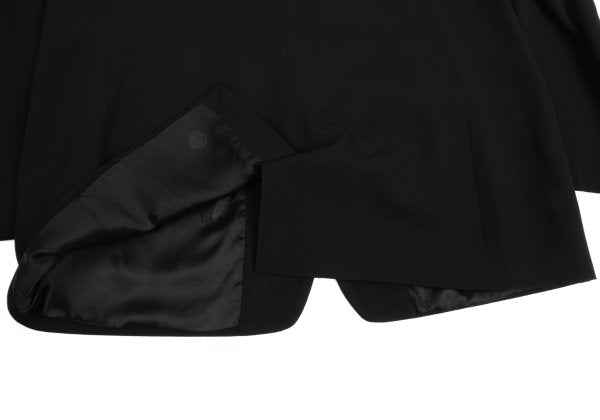 GIANNI VERSACE Wool Medusa Button 3B Jacket Black Size 54