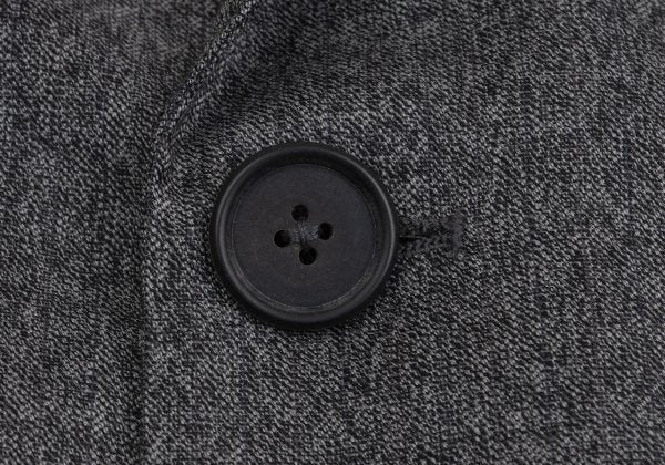 GIANNI VERSACE COUTURE Wool Double Jacket Gray Size XL
