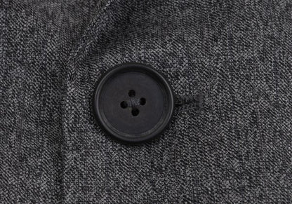 GIANNI VERSACE COUTURE Wool Double Jacket Gray Size XL