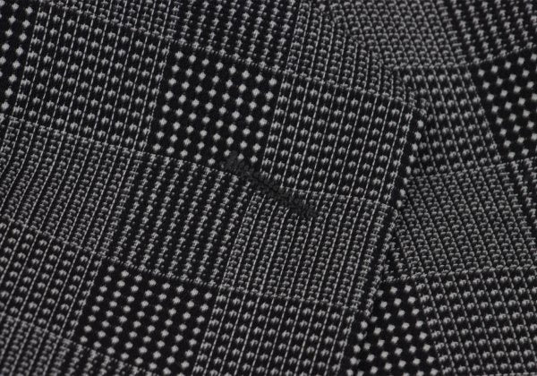 GIANNI VERSACE COUTURE Wool Check Double Jacket Gray Size XL