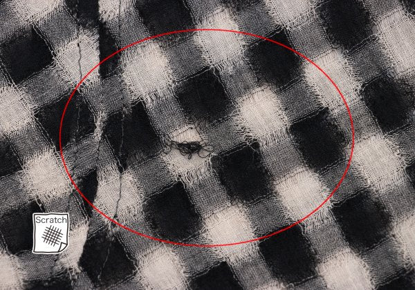 JURGEN LEHL Check Weave Long Cardigan Black & Ivory Size M