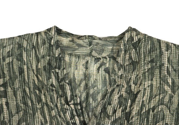 JURGEN LEHL Babaghuri Silk Linen Woven Dress Green Size M
