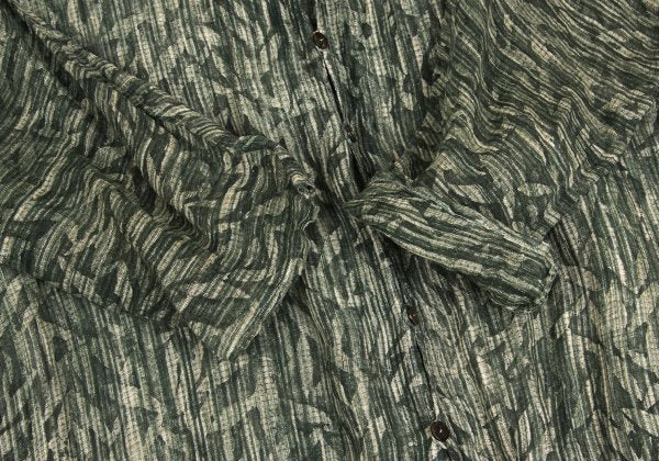 JURGEN LEHL Babaghuri Silk Linen Woven Dress Green Size M