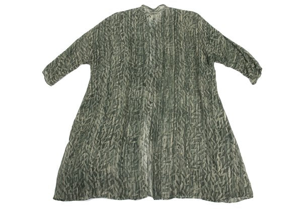 JURGEN LEHL Babaghuri Silk Linen Woven Dress Green Size M