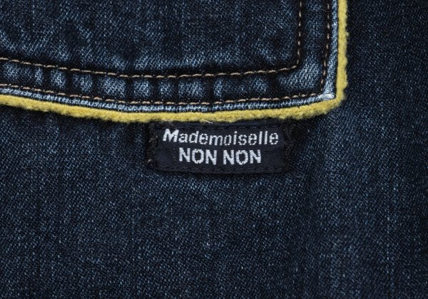Mademoiselle NON NON Piped Pocket Indigo Blue Jeans Size 28