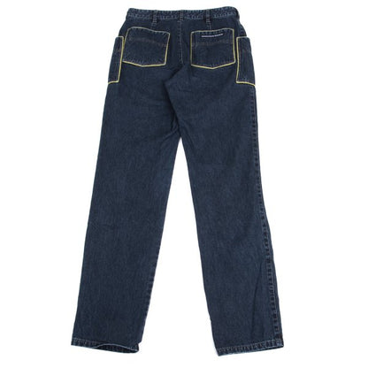 Mademoiselle NON NON Piped Pocket Indigo Blue Jeans Size 28
