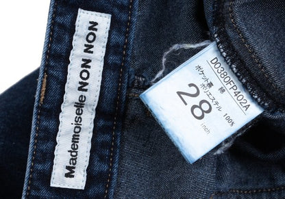 Mademoiselle NON NON Piped Pocket Indigo Blue Jeans Size 28