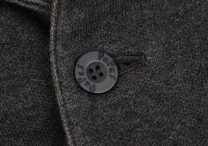 Papas Washed Cotton Sweat Tailored Blazer Charcoal Size 48M