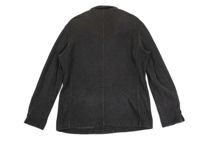 Papas Washed Cotton Sweat Tailored Blazer Charcoal Size 48M