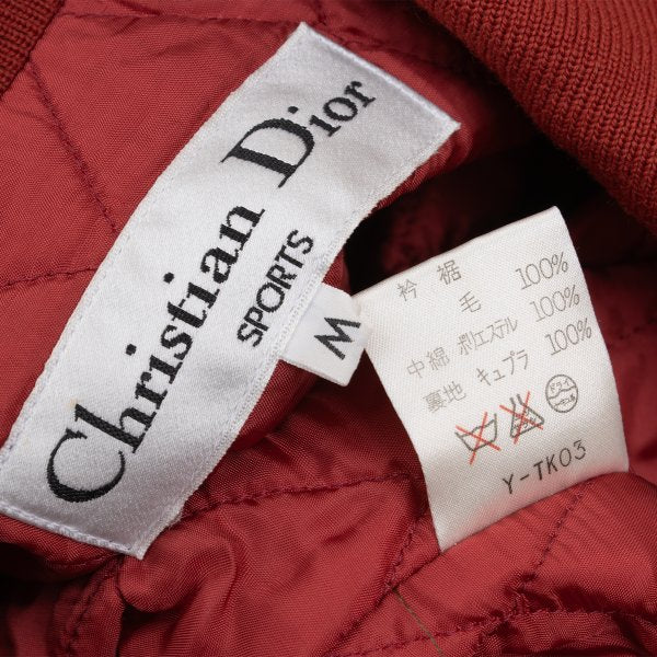Christian Dior SPORTS Wool Quilted Double Jacket Size M