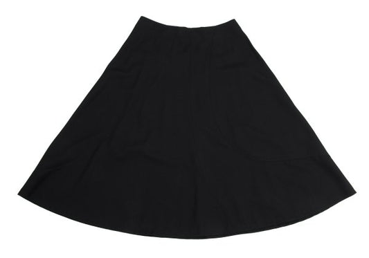 tricot COMME des GARCONS Wool Gabardine Skirt Black Size M