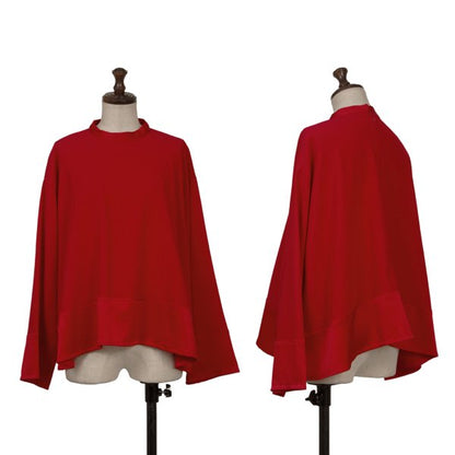 PLAIN PEOPLE Panel Design Flare Blouse Red Size 3