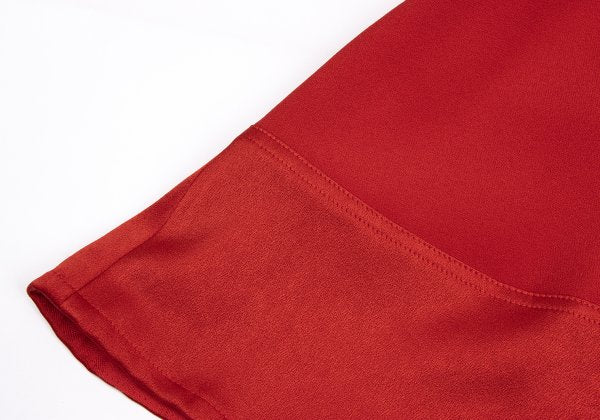 PLAIN PEOPLE Panel Design Flare Blouse Red Size 3