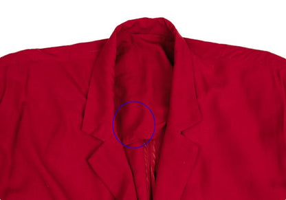 Yohji Yamamoto POUR HOMME Rayon 2-Button Jacket Red Size M