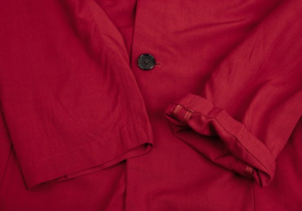 Yohji Yamamoto POUR HOMME Rayon 2-Button Jacket Red Size M