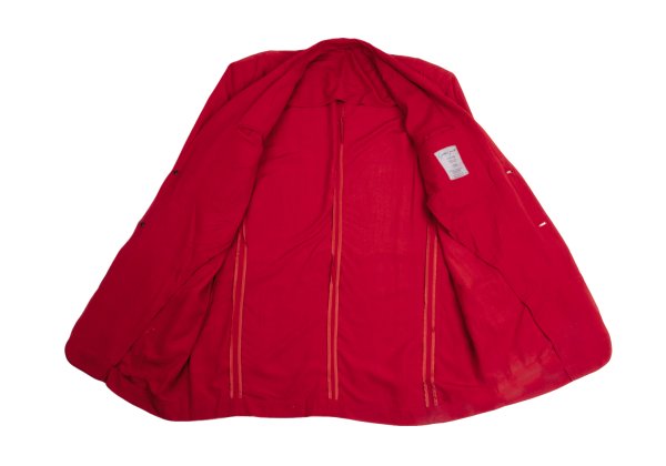 Yohji Yamamoto POUR HOMME Rayon 2-Button Jacket Red Size M