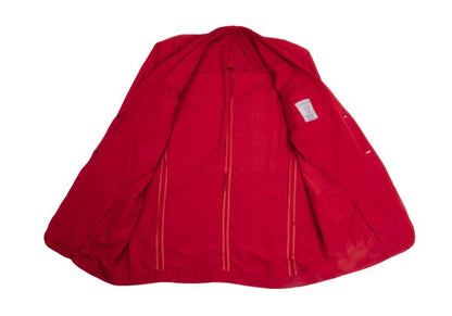 Yohji Yamamoto POUR HOMME Rayon 2-Button Jacket Red Size M