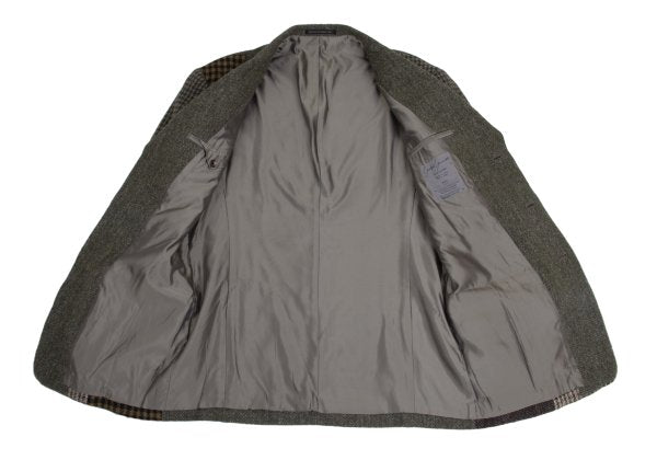 Yohji Yamamoto POUR HOMME Tweed Crazy Jacket Green Size M