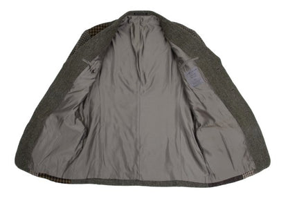 Yohji Yamamoto POUR HOMME Tweed Crazy Jacket Green Size M