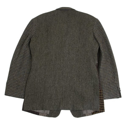 Yohji Yamamoto POUR HOMME Tweed Crazy Jacket Green Size M