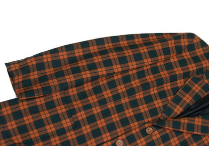 Yohji Yamamoto POUR HOMME Check Jacket Orange Size M