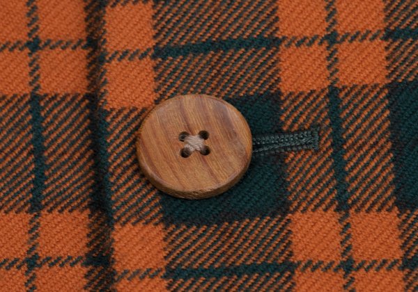 Yohji Yamamoto POUR HOMME Check Jacket Orange Size M