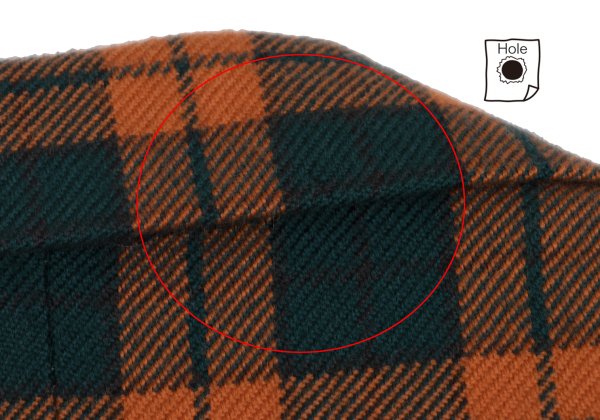 Yohji Yamamoto POUR HOMME Check Jacket Orange Size M