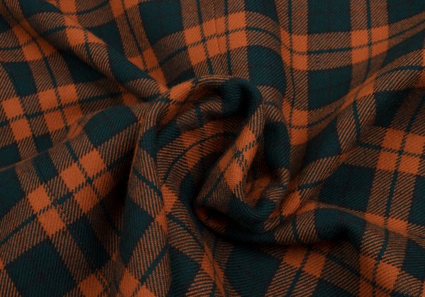Yohji Yamamoto POUR HOMME Check Jacket Orange Size M