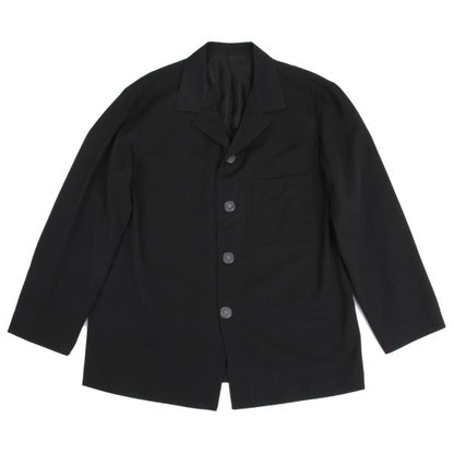 Yohji Yamamoto POUR HOMME Wool Gabardine Jacket Black Size M
