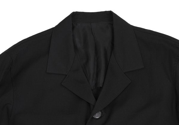 Yohji Yamamoto POUR HOMME Wool Gabardine Jacket Black Size M