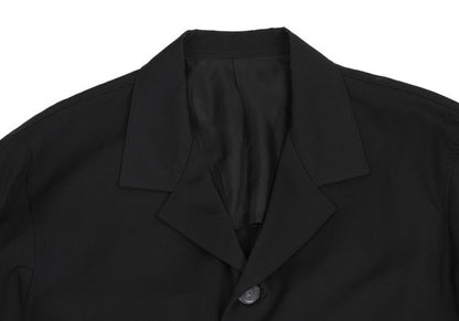 Yohji Yamamoto POUR HOMME Wool Gabardine Jacket Black Size M
