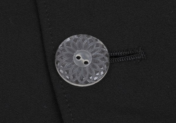 Yohji Yamamoto POUR HOMME Wool Gabardine Jacket Black Size M