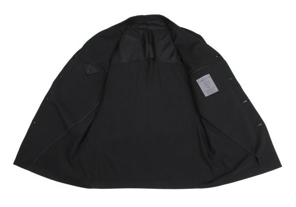 Yohji Yamamoto POUR HOMME Wool Gabardine Jacket Black Size M