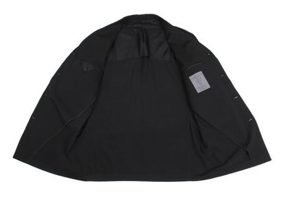 Yohji Yamamoto POUR HOMME Wool Gabardine Jacket Black Size M