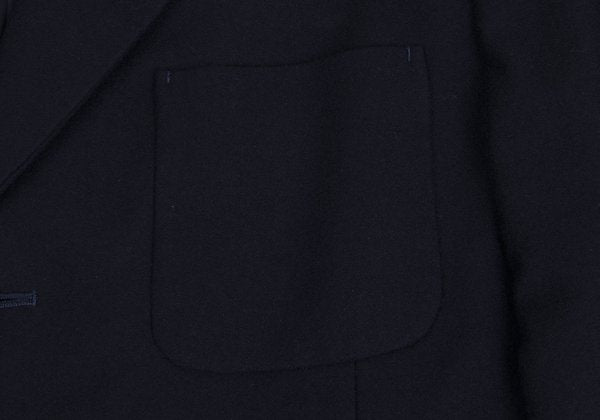Yohji Yamamoto POUR HOMME Taping Wool Jacket Navy Size M