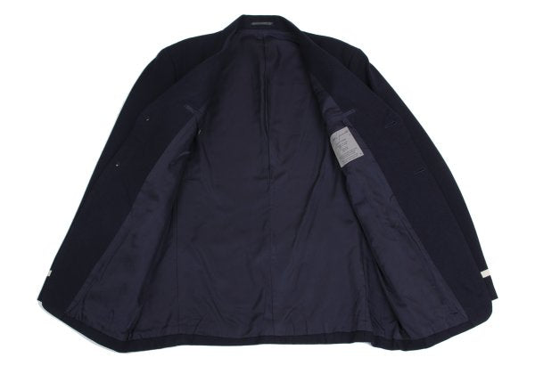 Yohji Yamamoto POUR HOMME Taping Wool Jacket Navy Size M
