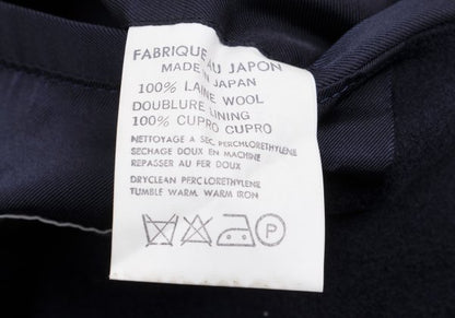 Yohji Yamamoto POUR HOMME Taping Wool Jacket Navy Size M