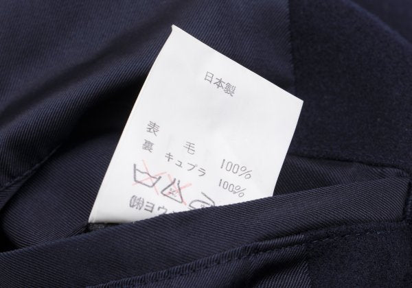 Yohji Yamamoto POUR HOMME Taping Wool Jacket Navy Size M
