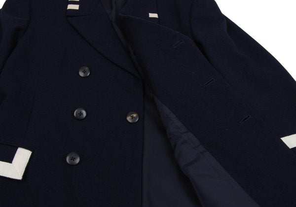 Yohji Yamamoto POUR HOMME Taping Wool Double Jacket Size S