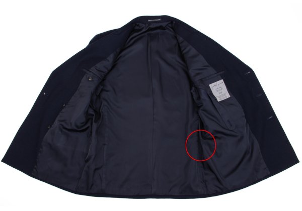 Yohji Yamamoto POUR HOMME Taping Wool Double Jacket Size S