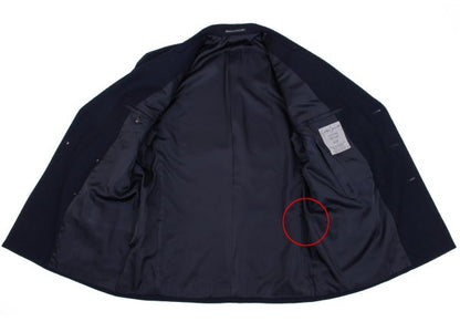 Yohji Yamamoto POUR HOMME Taping Wool Double Jacket Size S